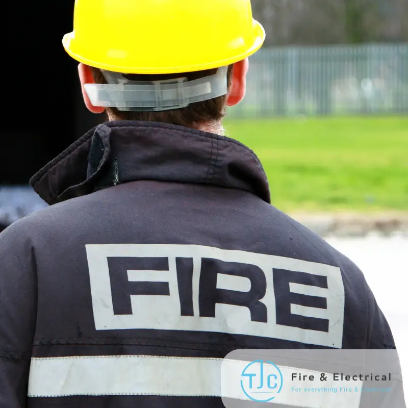 Fire Marshall on fire training